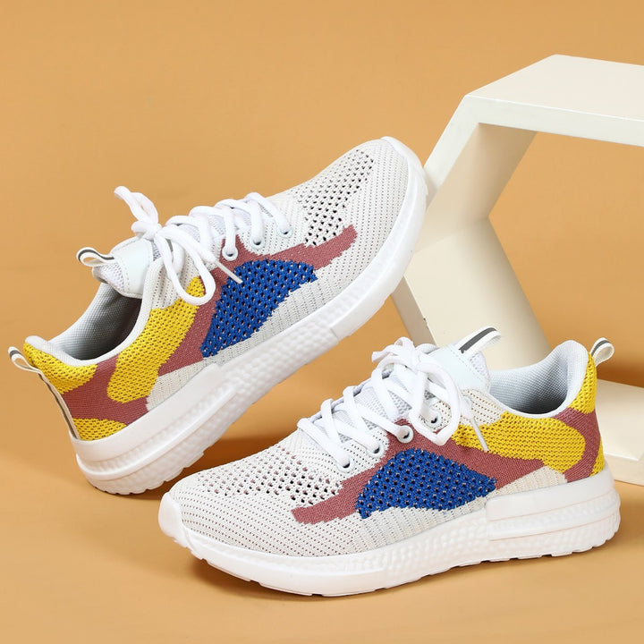Dame Åndbare Sneakers med fleksibelt Overmateriale og højelastisk Såle Stilla