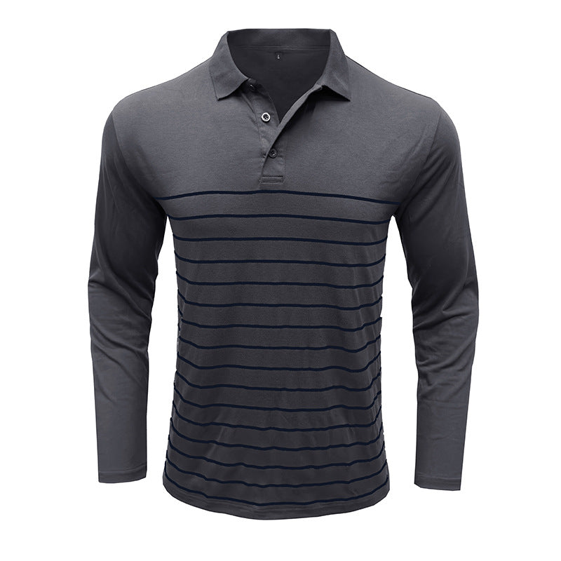 Stilla | Pique Pullover Slim Fit Bomuldsstrik Elegant Stribemønster