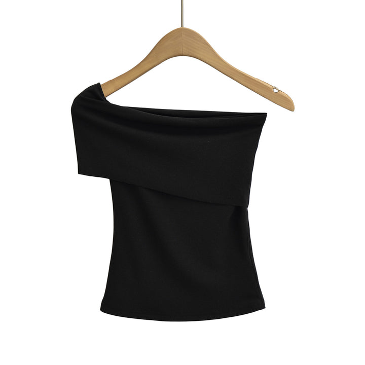 Dame Off-Shoulder Top med raffineret Drapé-design Stilla
