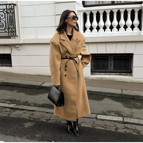 Dame elegant oversized trenchcoat Stilla