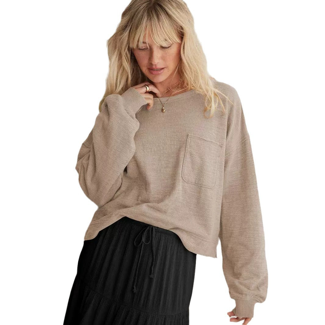 Dame fritids-loungewear-sæt med løs pasform og praktiske lommer Stilla
