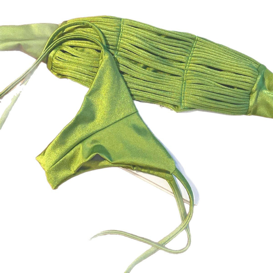 Dame bikini-sæt med justerbare stropper og flæsedetaljer Stilla
