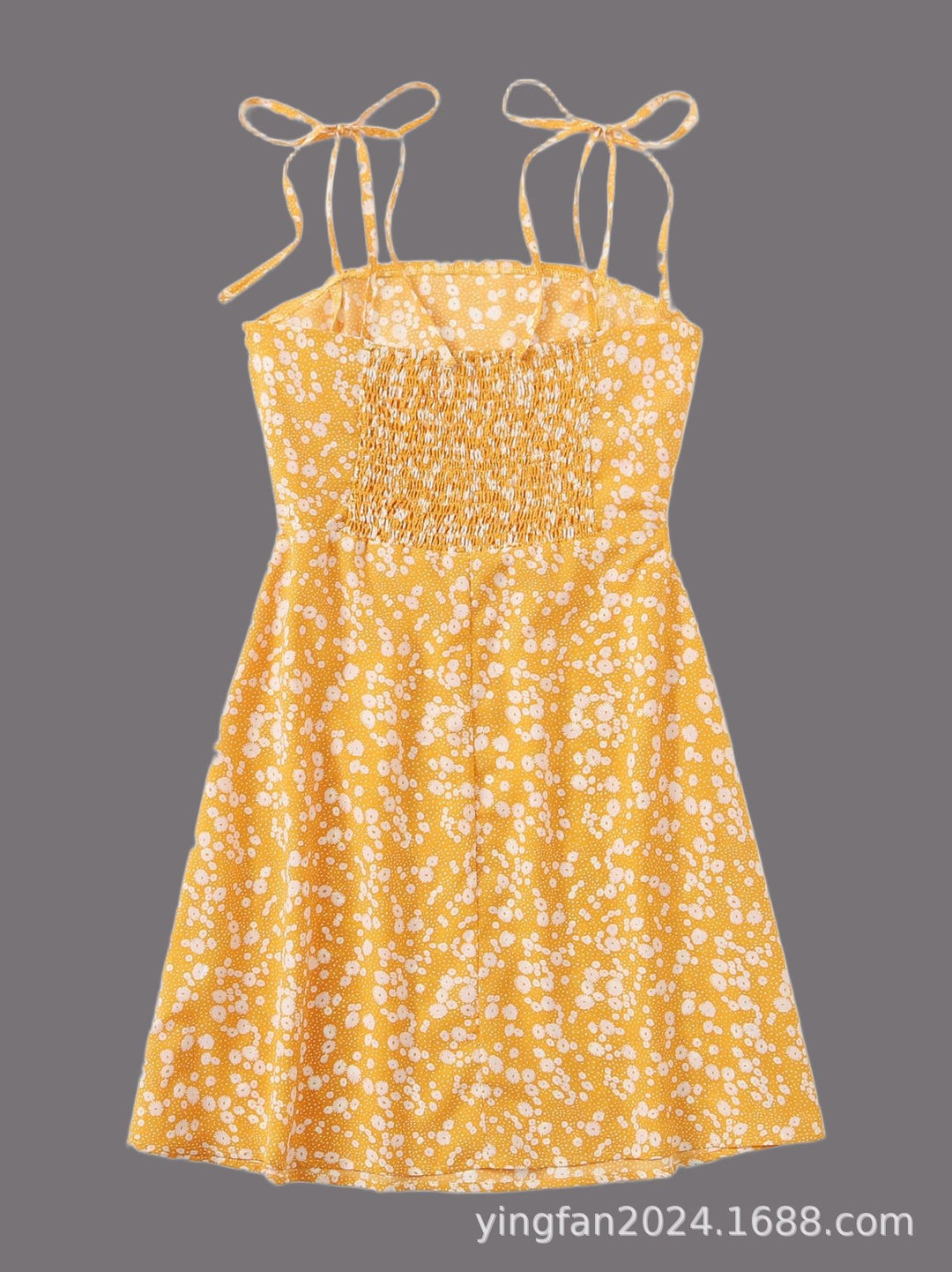 Dame Fritids Blomster Mini Kjole Stilla