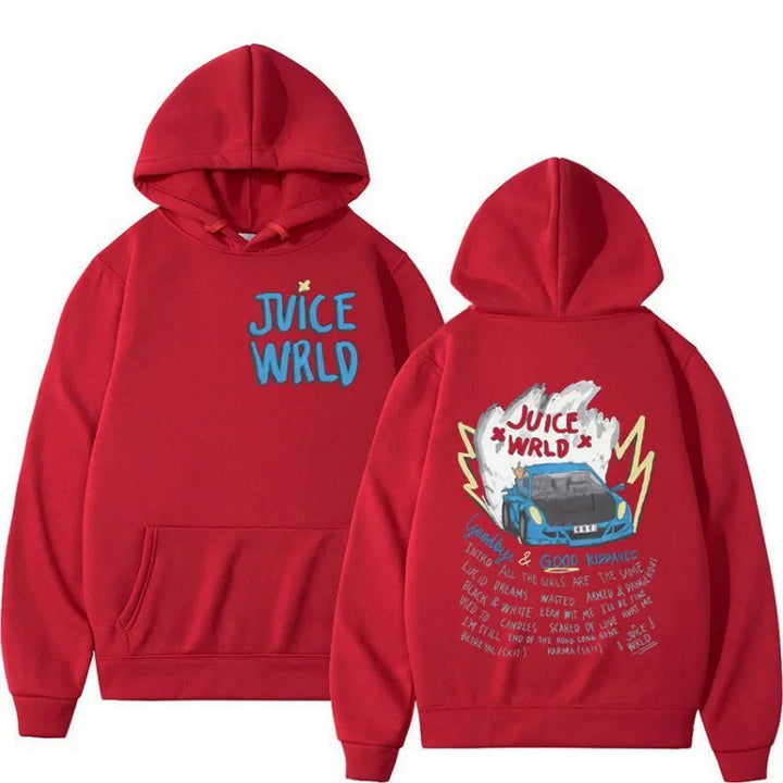 Kvinders hoodie med kreativ grafisk design og komfortabel pasform Skovae