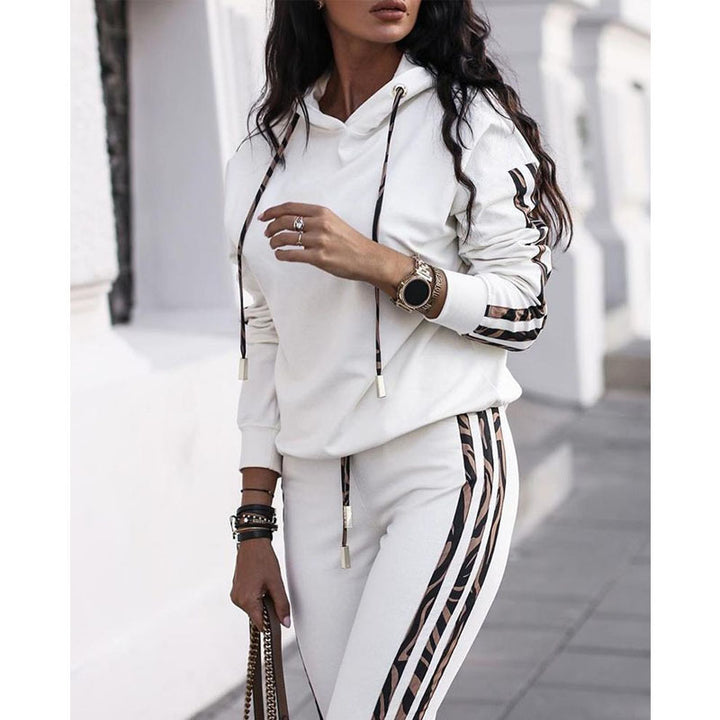 Dame sporty elegant hoodie med stilfulde accenter Stilla