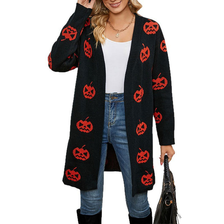 Kvindernes cardigan med Halloween-motiv Stilla