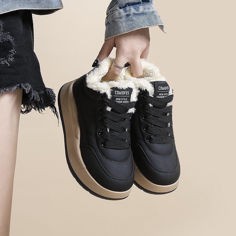 Dame Vinter Sneakers med varm Foring og skridsikker Såle Stilla