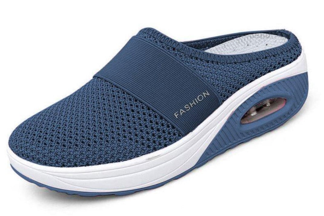 Dame Komfortable Wellness-Sandaler med luftig Mesh-overflade og dæmpende sål Stilla