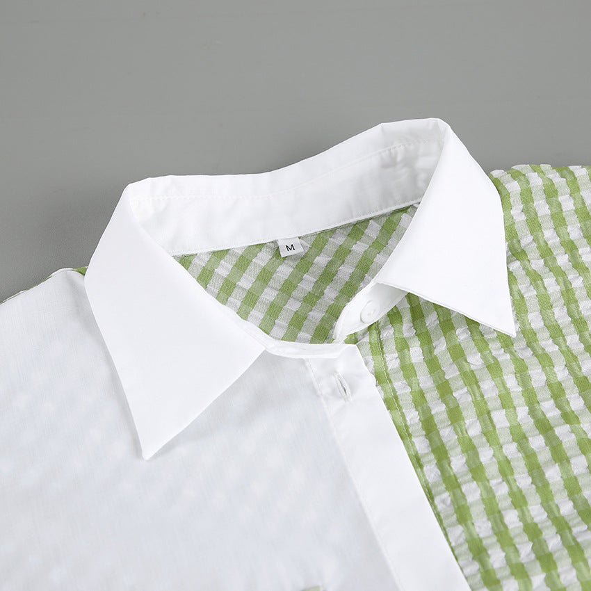 Dame ternet overshirt med afslappet pasform og praktisk brystlomme Stilla