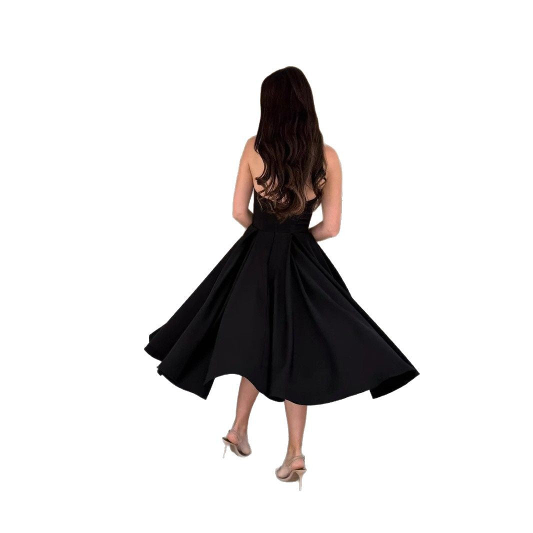 Dame Strapless A-formet Midi-kjole Stilla