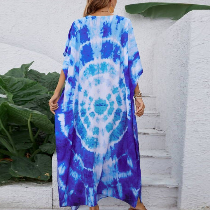 Kvinder Tie-Dye Bohemian Maxi Kjole Stilla