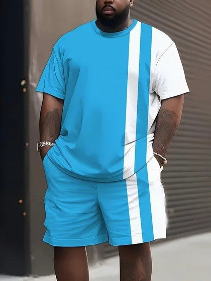 Herrer casual fritids sæt med stort smiley solbrille print Skovae