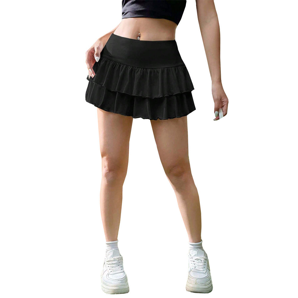 Kvindernes Ruffle Shorts i Casual Leisure Style Stilla