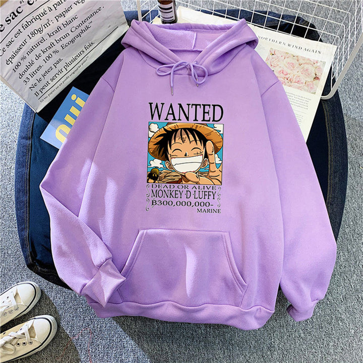 Kvindernes hoodie med kreativt tegneserie motiv Skovae