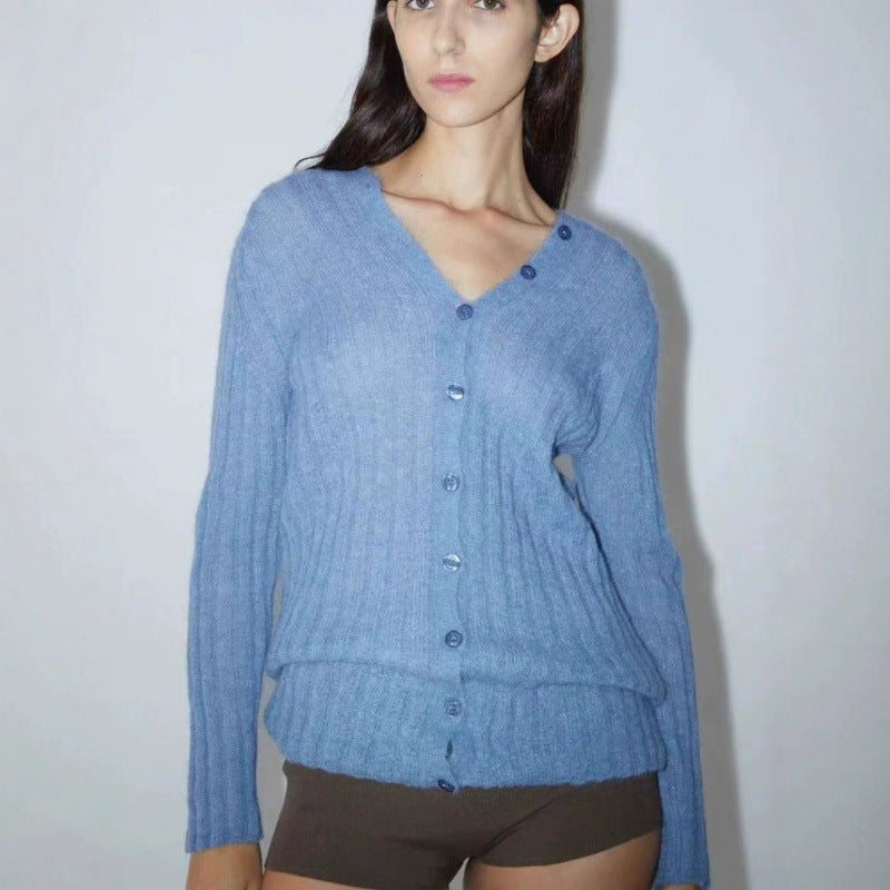 Dame elegant over størrelse cardigan sweater Stilla