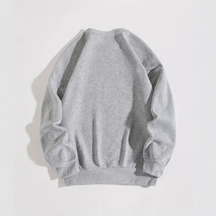 Kvinders sweatshirt med inspirerende tekst og komfortabel pasform Skovae