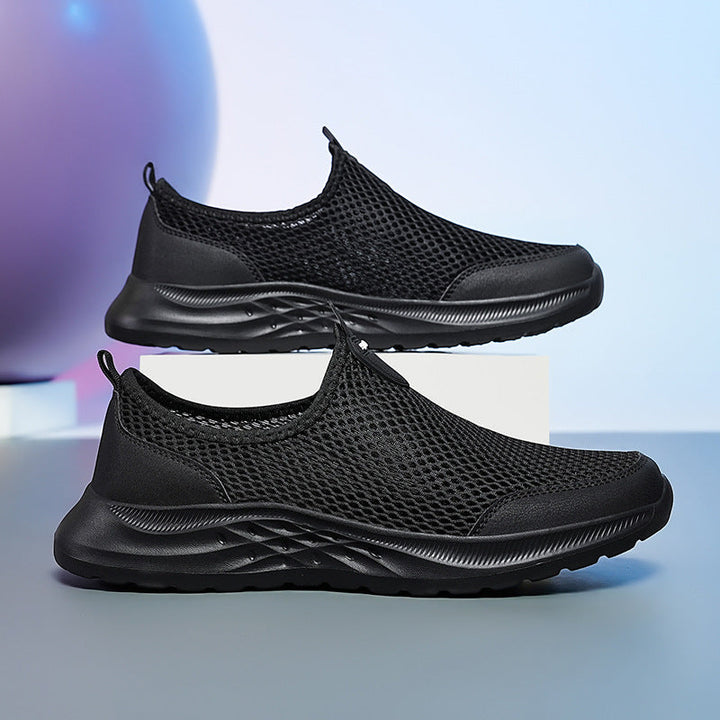 Herre Åndbare Slip-On Sneakers med Adaptivt Letvægtsdesign Skovae