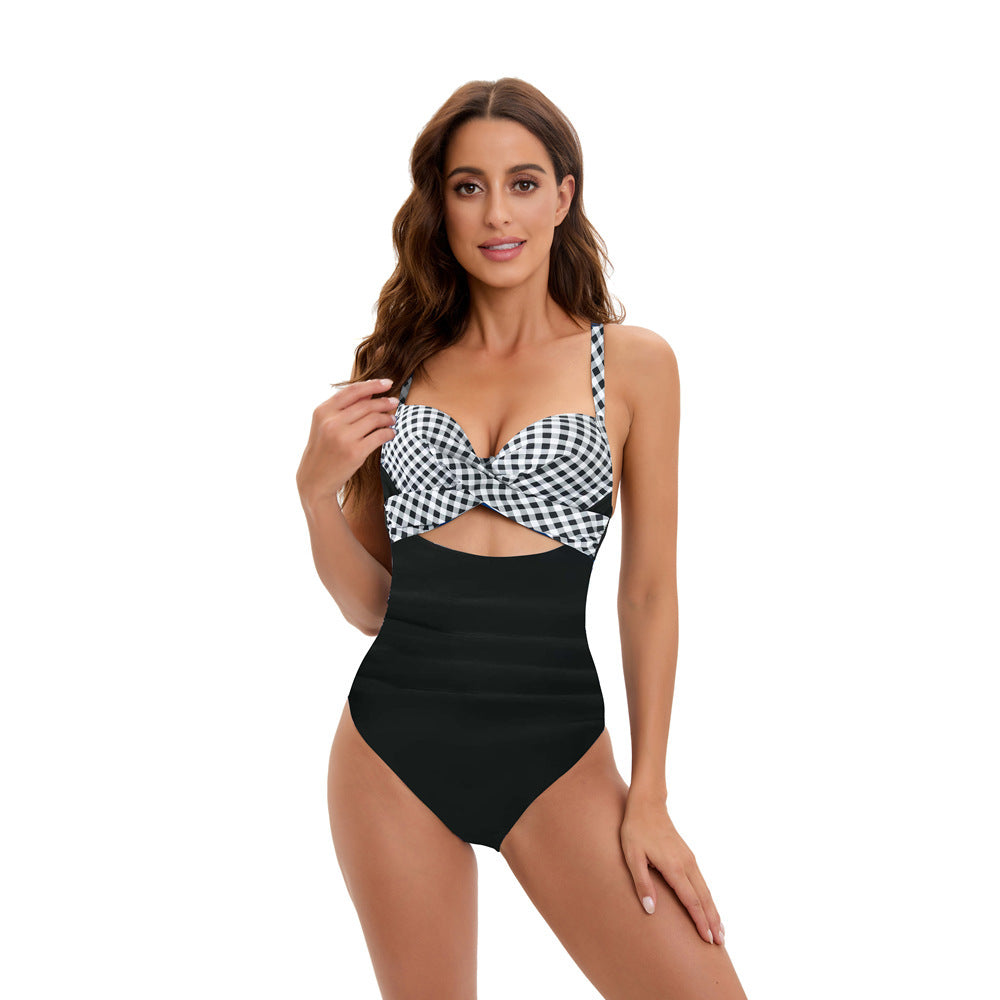 Dame Højtaljet Bikini med moderne Twist-design Skovae