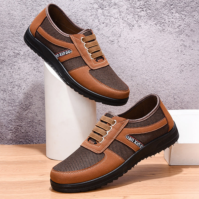 Herrer Fritids Sneakers med åndbart Mesh og sporty design Stilla