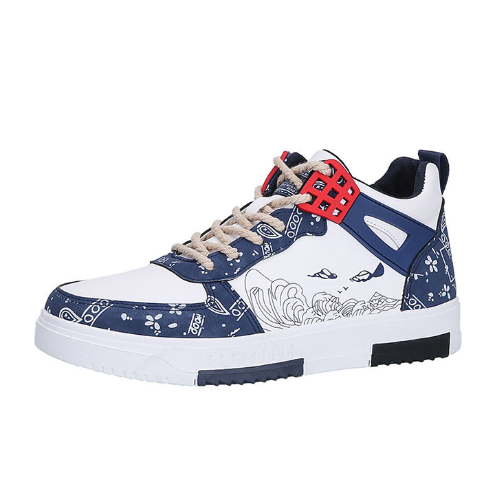 Femme Kunstneriske High-Top Sneakers Stilla
