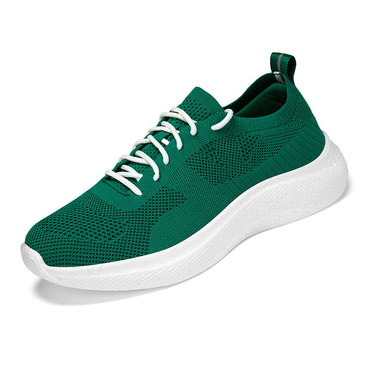 Unisex nan let strik-sneaker med anatomisk tåboks, polstret hælledelse og stødabsorberende let sål Skovae