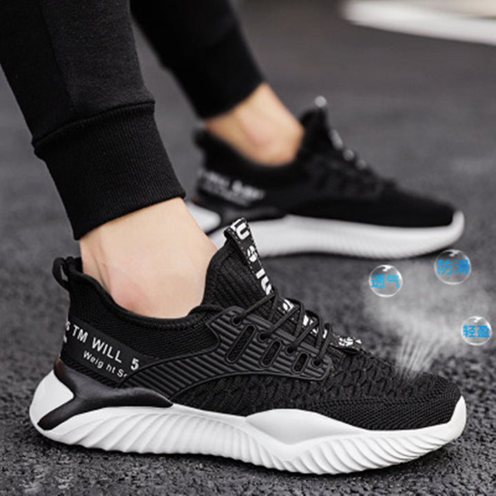 Herrer Åndbare Fritids Sneakers med Fleksibelt Design Stilla