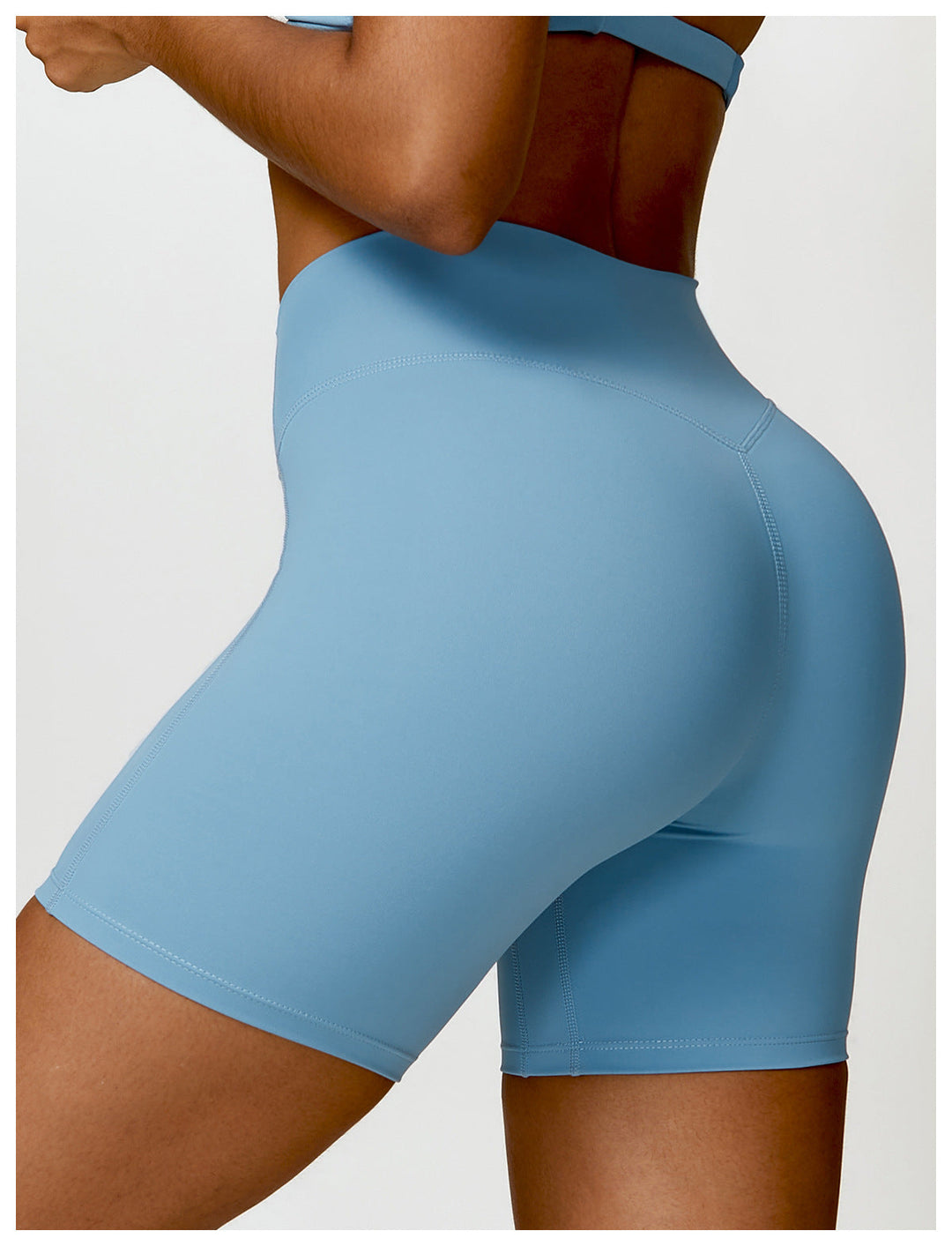 Stilla | Lifting Yoga Shorts Høj Talje Fitnessbukser Til Kvinder Åndbare Tætsiddende Sports Shorts