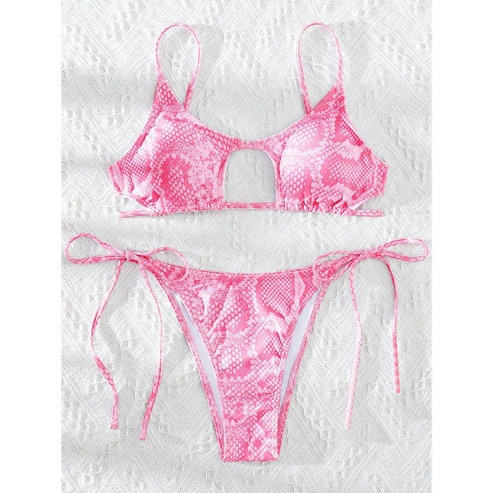 Dame stilfuld Cut-Out Triangel Bikini Sæt Stilla