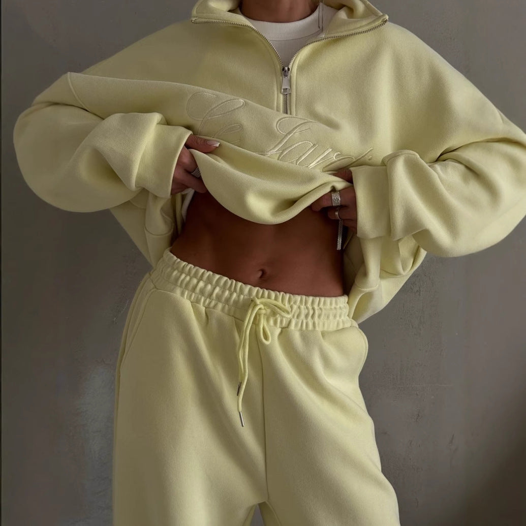 Dame sweatshirt og joggingbukser sæt Stilla