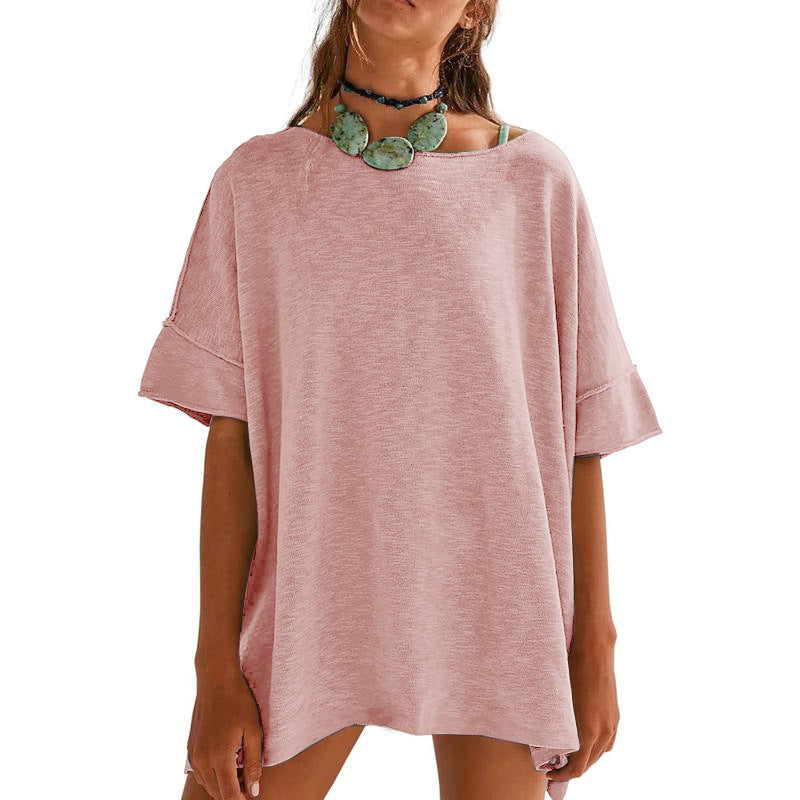 Dame Relaxed Fit Størrelser T-Shirt Stilla