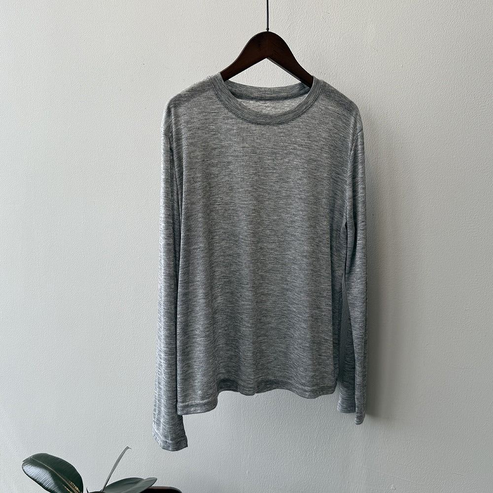 Dame elegant longsleeve-shirt lavet af åndbart materiale Stilla