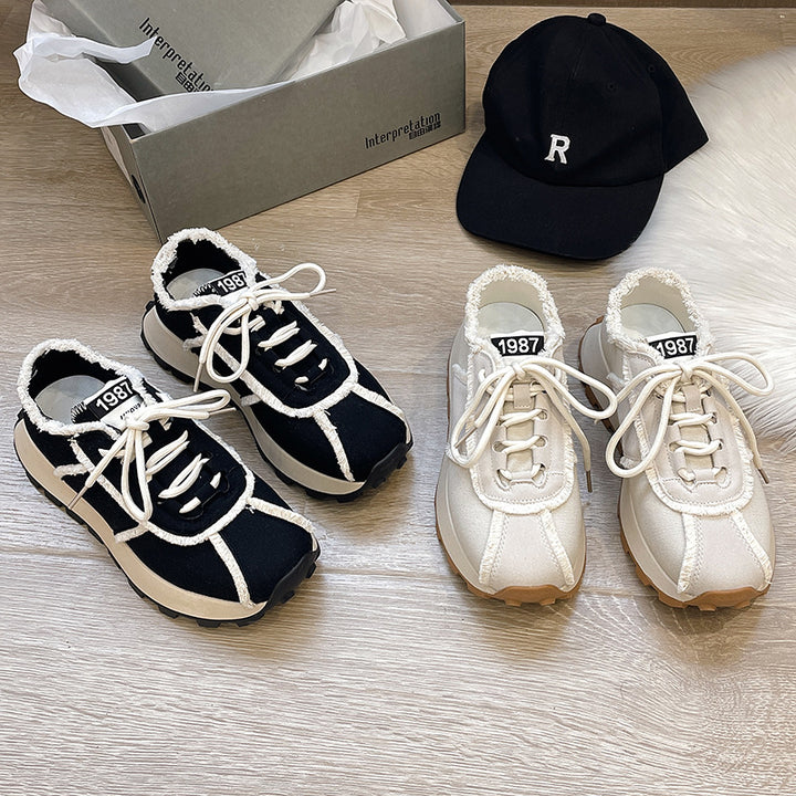 Dame Sneakers i sporty-casual design med varmt indvendigt foer og skridsikker gummisål Stilla