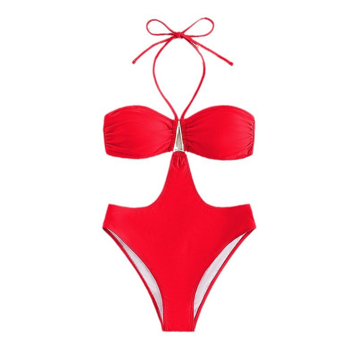 Dame Cut-Out Bandeau Badedragt Stilla