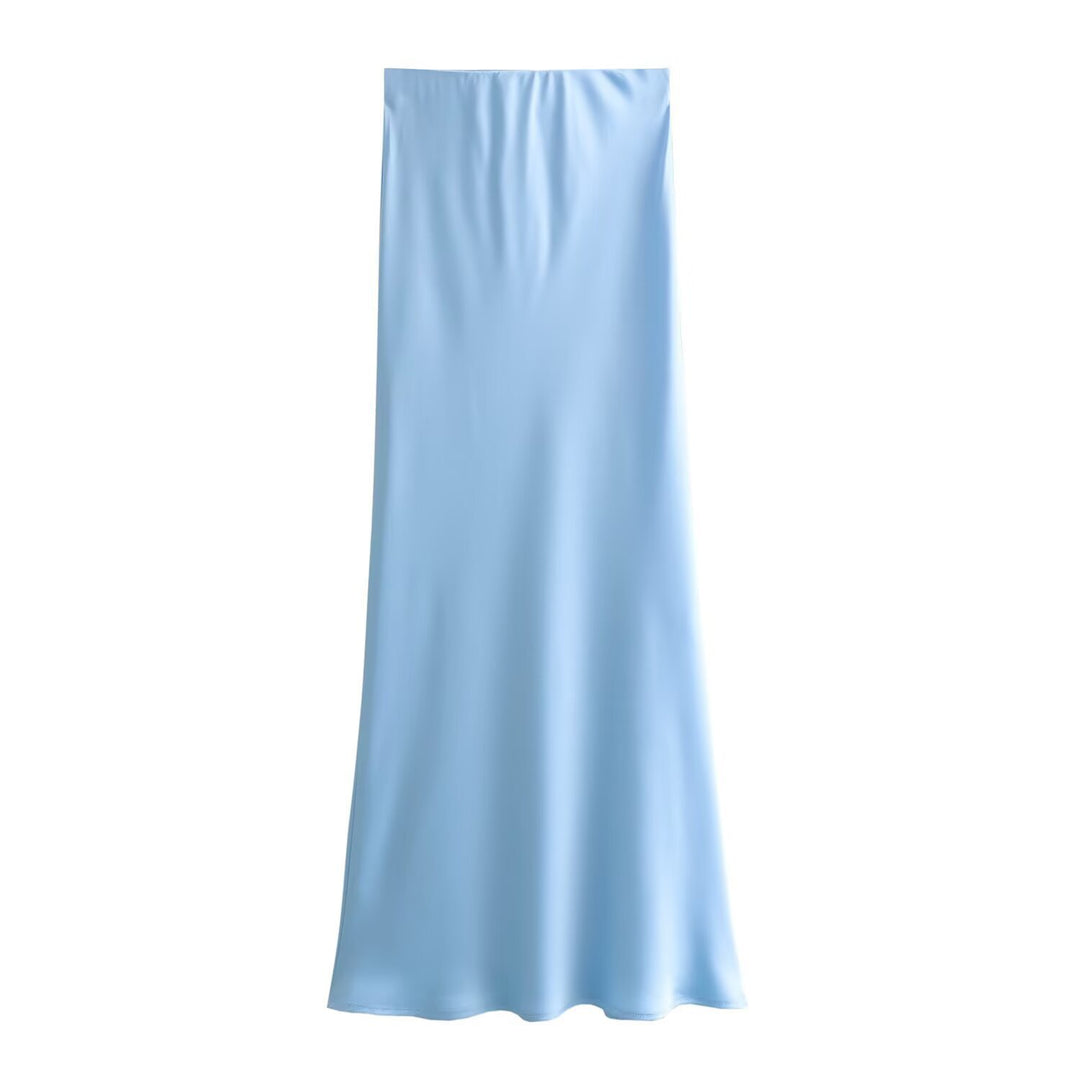 Dame lang satin skirt Skovae