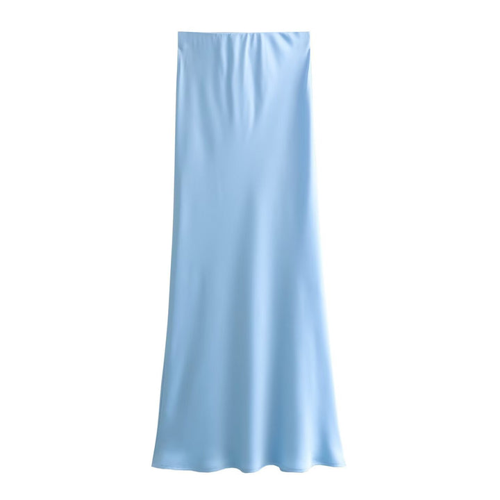 Dame lang satin skirt Skovae
