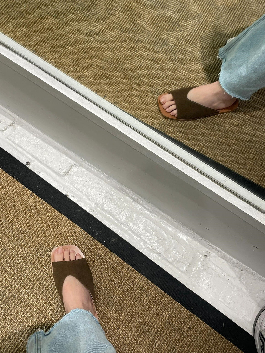 Dame Sleek Åben Tå Slide Sandaler med Behageligt Fodbed Stilla