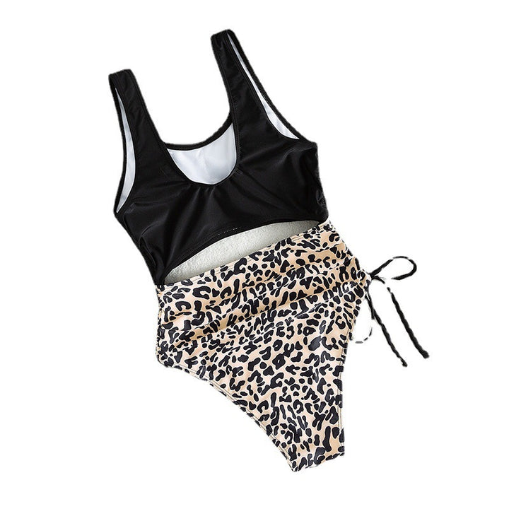 Dame Cut-Out Badedragt med moderigtigt Leopardprint Skovae