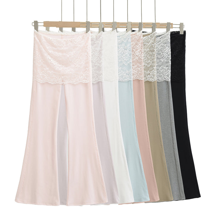 Dame Leggings med blonder og løs pasform Stilla
