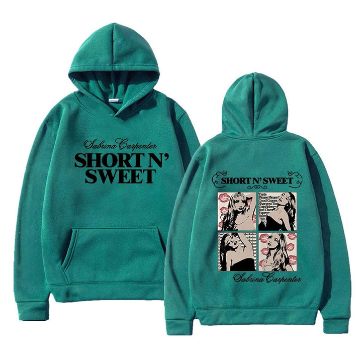 Kvinders hoodie med kreativt tegneserie design og afslappet snit Stilla