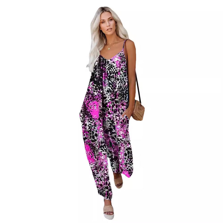 Dame Loose-Fit Abstrakt mønster overall Stilla
