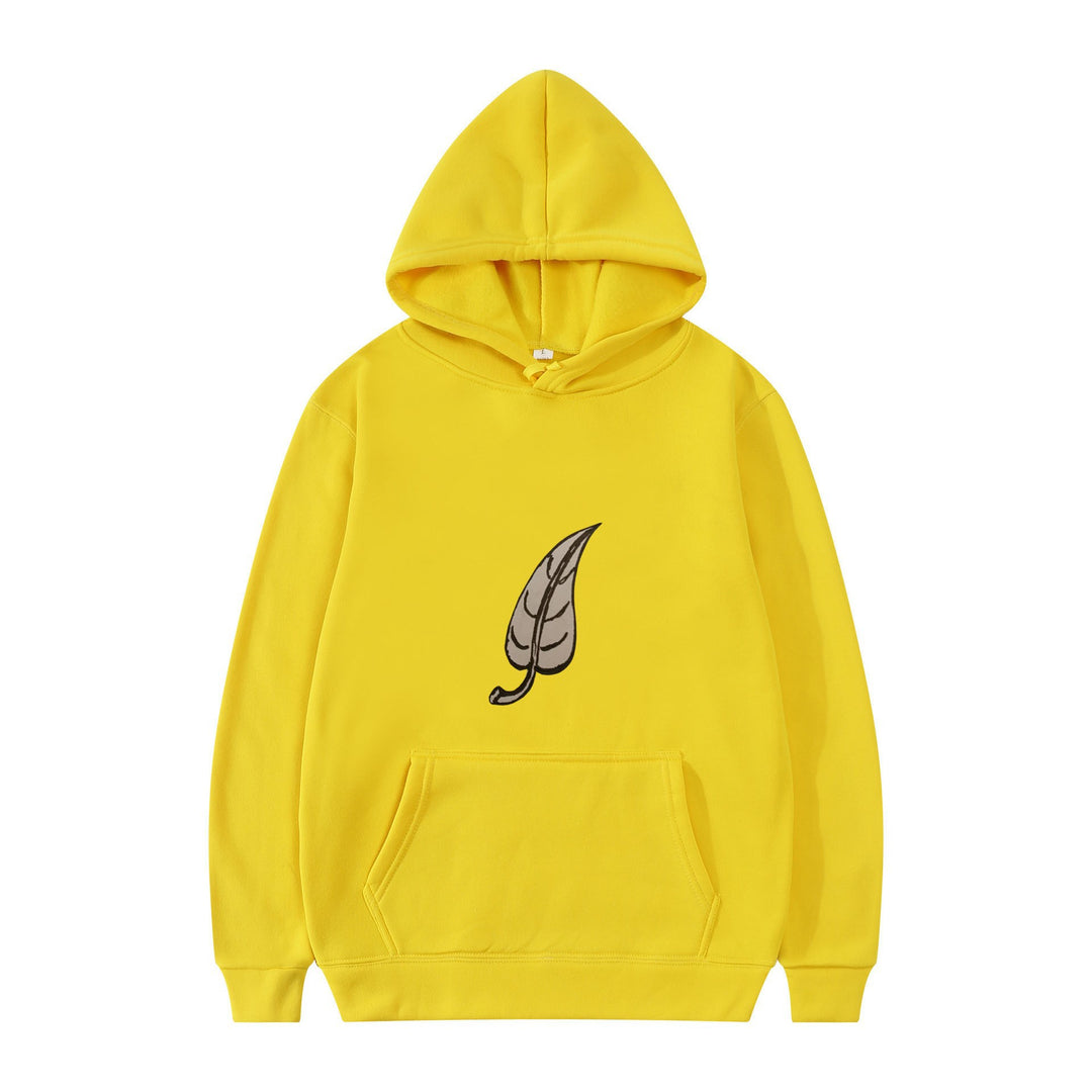 Dame hoodie med original bladmønster Skovae