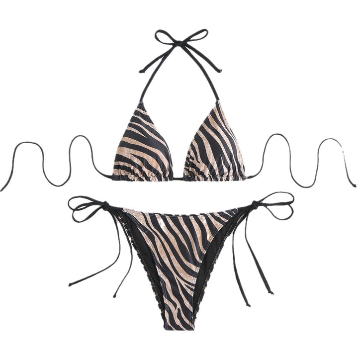 Dame justerbart side-trekant bikini-sæt Stilla