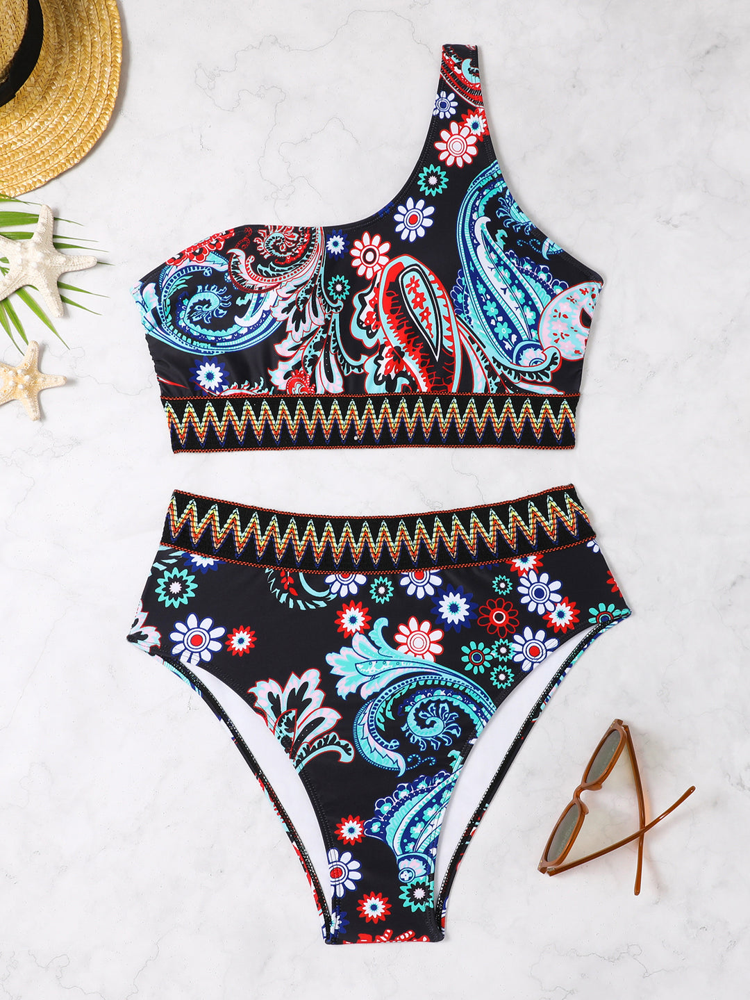 Damer Elegant skåret bikini-sæt Skovae