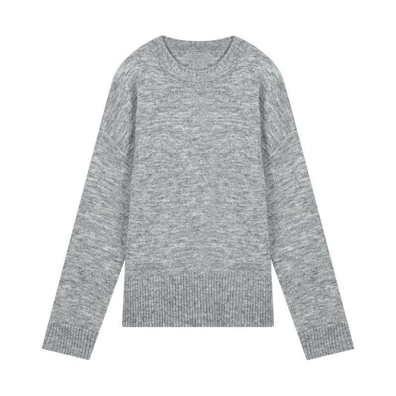 Dame strikpullover med fin struktur og blødt materiale Stilla