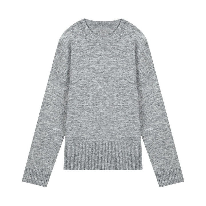 Dame strikpullover med fin struktur og blødt materiale Stilla