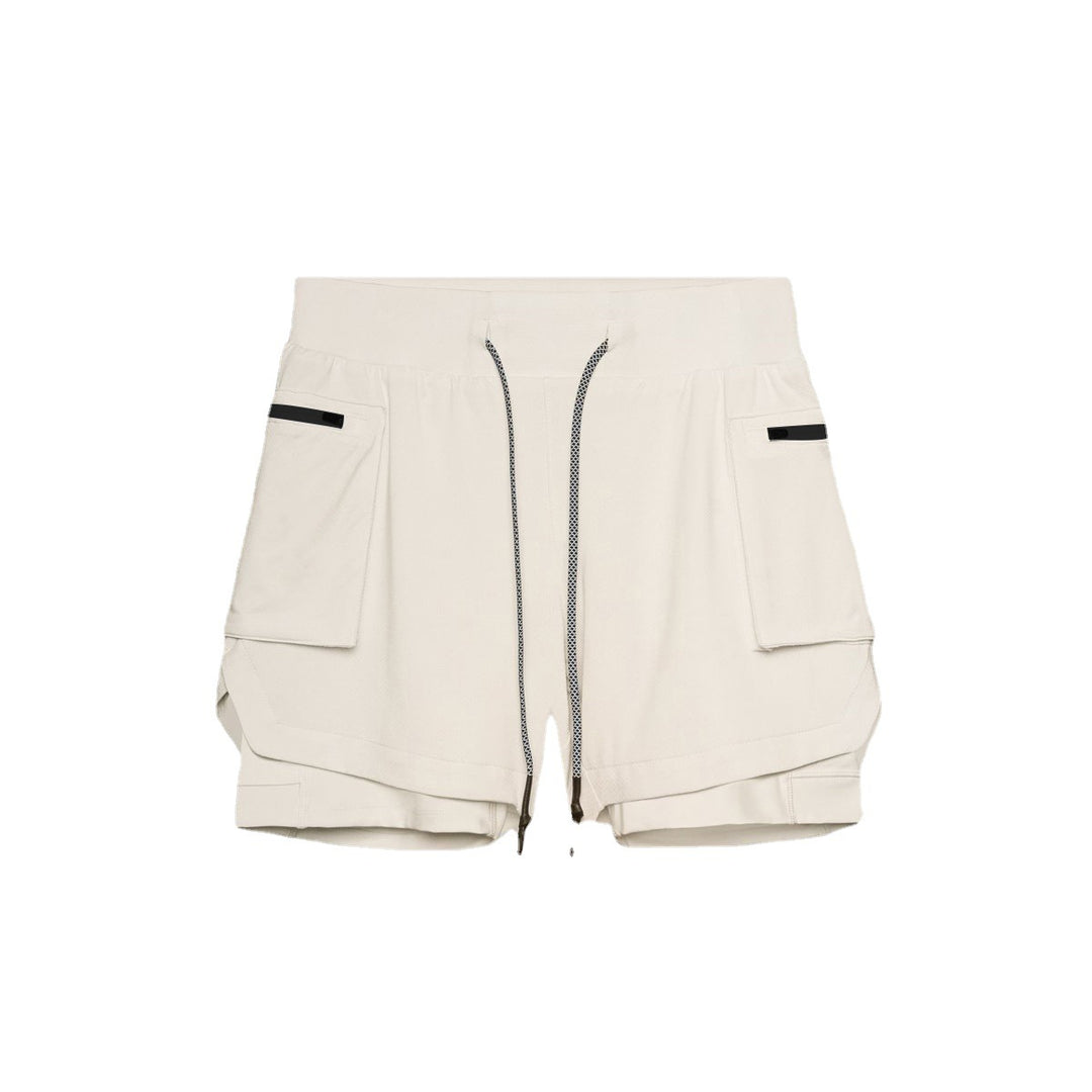 Herrer Sportslige Multifunktionsshorts med dybe lommer Stilla