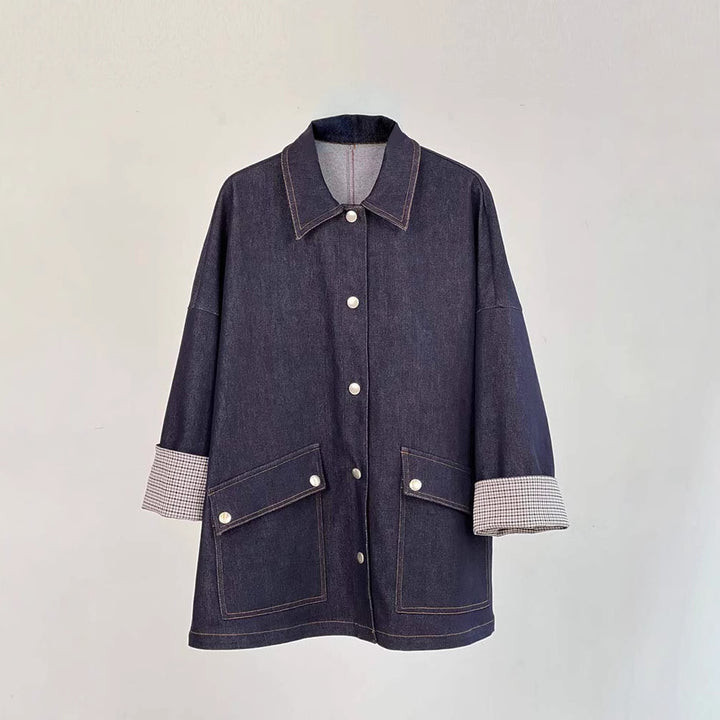 Damer Løst skåret jeans med moderne firkantet kant og kontrastdetaljer Stilla