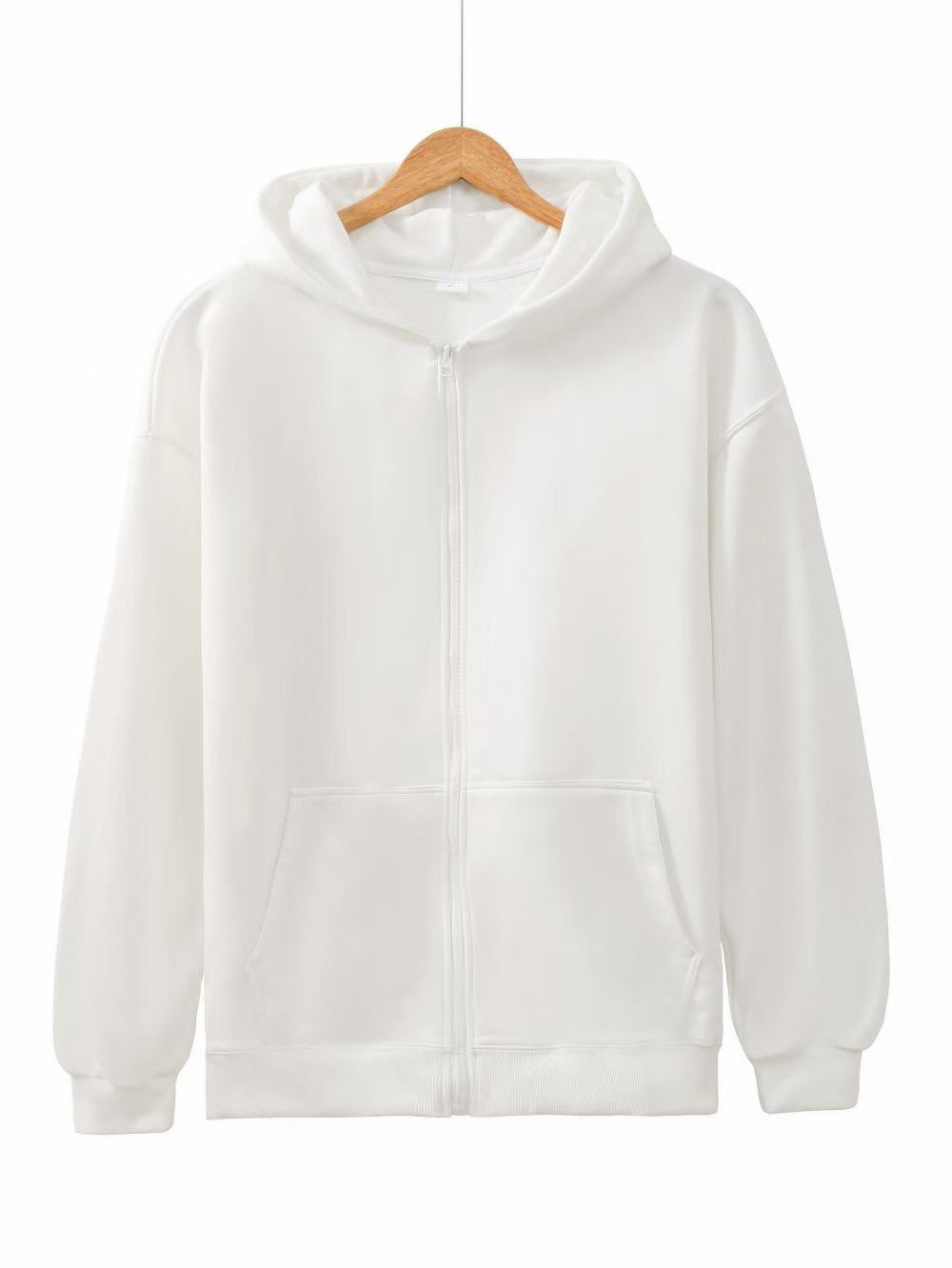 Dame hoodie jakke med fuld lynlås og praktiske lommer Skovae