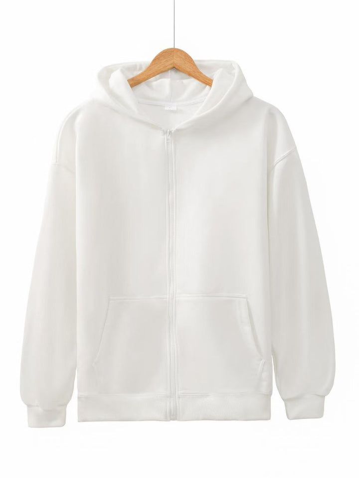 Dame hoodie jakke med fuld lynlås og praktiske lommer Skovae