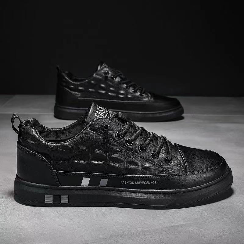 Femme moderne krokodille-textureret mode-sneaker Stilla